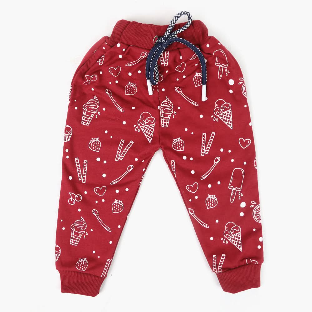 Girls Trouser - Maroon, Girls Shorts Skirts, Chase Value, Chase Value