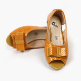 Girls Peep Toe Sandal - Yellow, Girls sandals, Chase Value, Chase Value