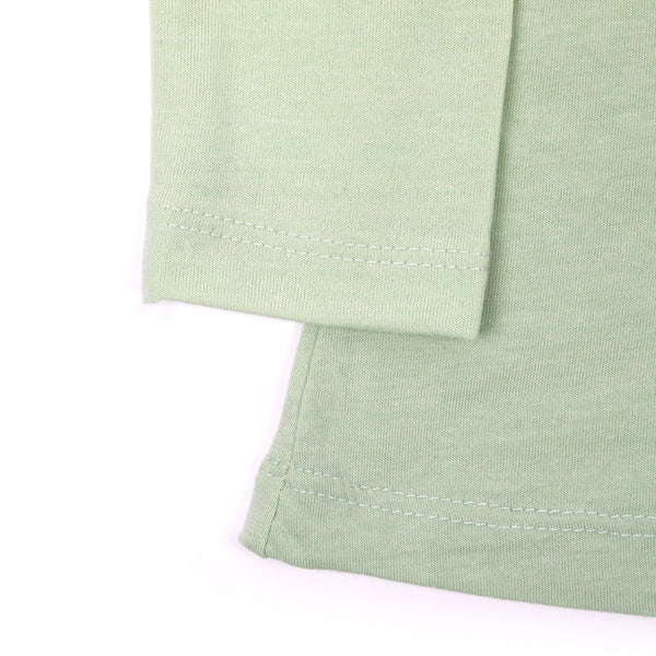 Girls Full Sleeves T-Shirt - Light Green