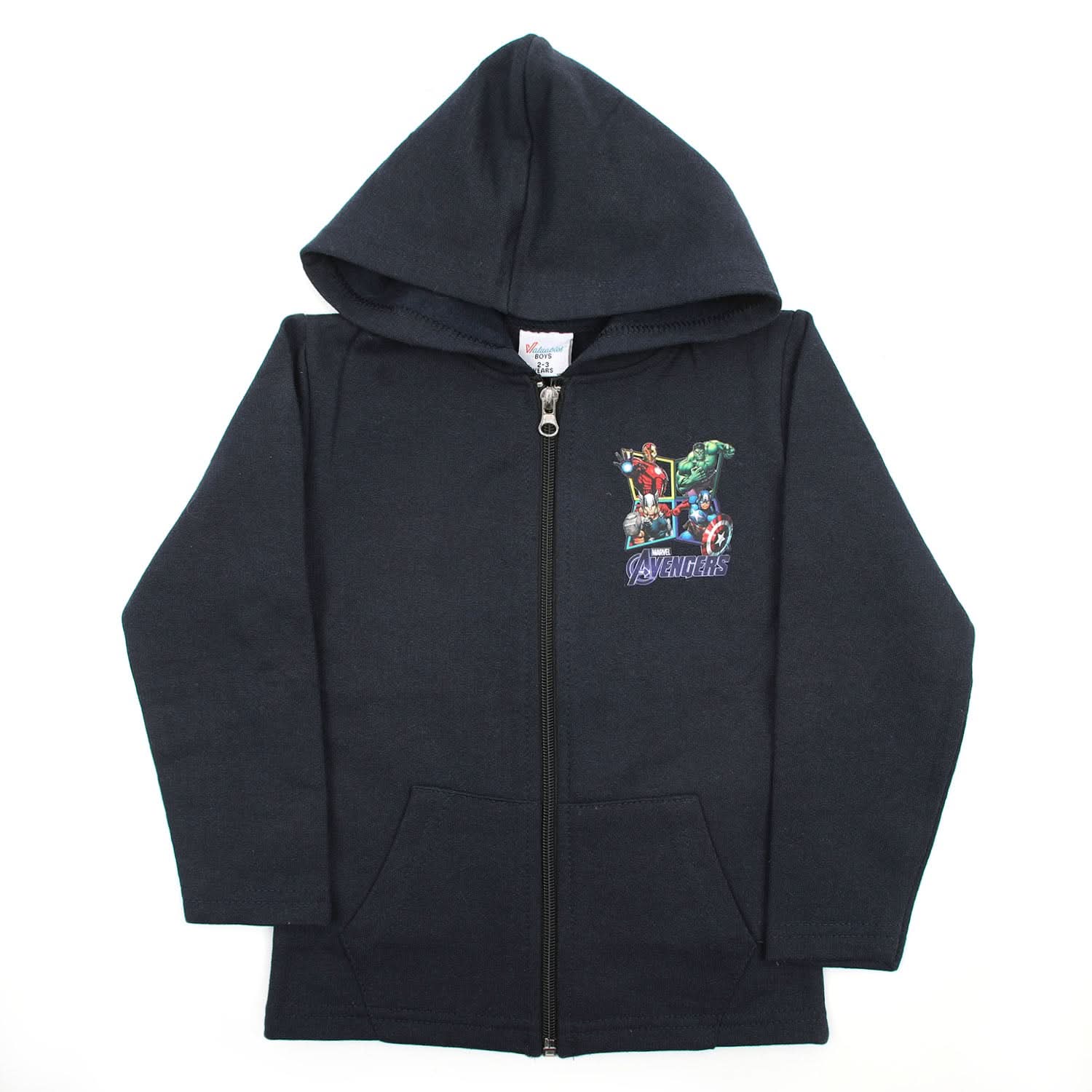 Boys Full Sleeves Hoodie - Navy Blue, Boys Hoodies & Sweat Shirts, Chase Value, Chase Value
