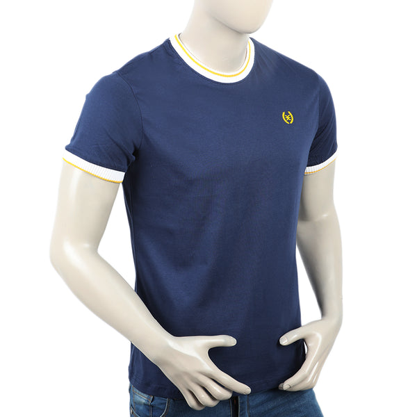 Eminent Men's Half Sleeves T-Shirt - Navy Blue