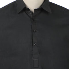 Men's Fancy Shalwar Suit - Black