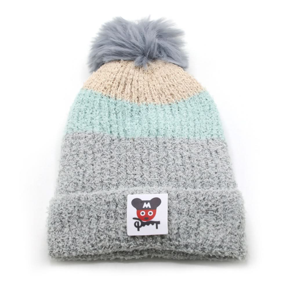 Kids Woollen Cap - Grey, Girls Caps & Hats, Chase Value, Chase Value