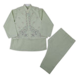 Newborn Boys Shalwar Suits Waistcoat - Light Green, Newborn Boys Shalwar Suits, Chase Value, Chase Value