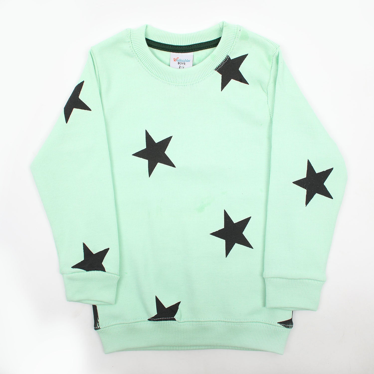 Boys Full Sleeves SweatShirt - Light Green, Boys Hoodies & Sweat Shirts, Chase Value, Chase Value