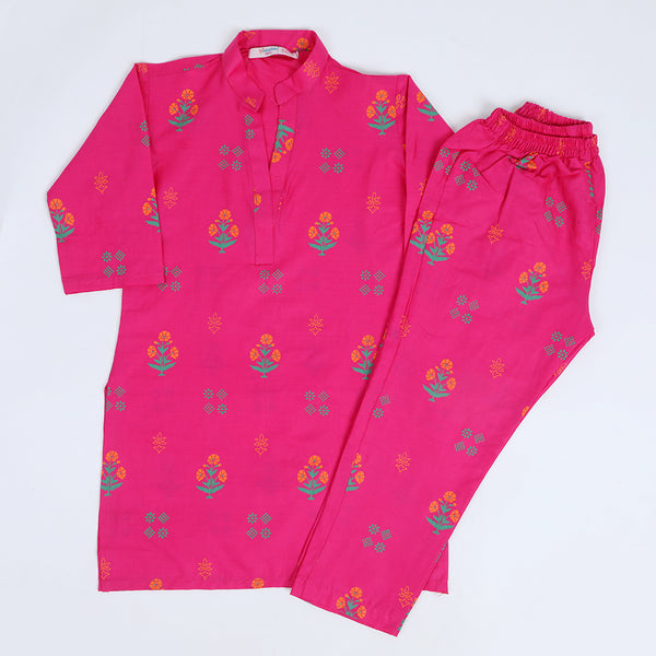 Girls Shalwar Suit - Pink