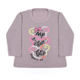 Girls Full Sleeves T-Shirt - Light Purple, Girls T-Shirts, Chase Value, Chase Value