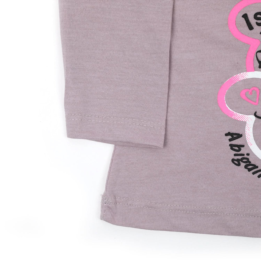 Girls Full Sleeves T-Shirt - Light Purple, Girls T-Shirts, Chase Value, Chase Value