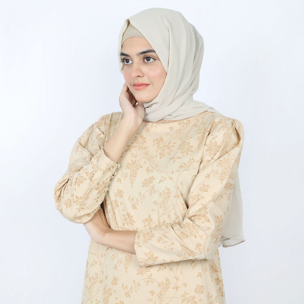 Eminent Women's Stitched 02pcs Suit - Beige, Women Shalwar Suits, Eminent, Chase Value