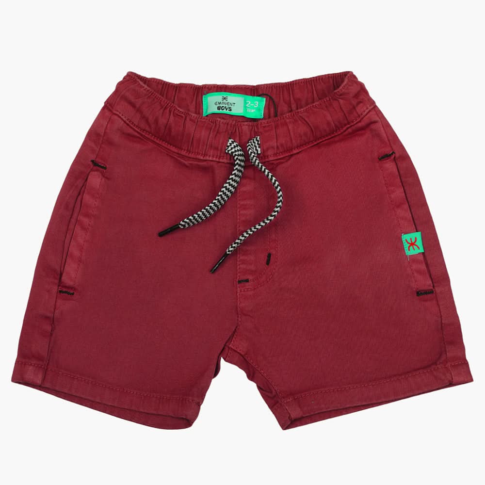 Boys Cotton Shorts - Maroon, Boys Shorts, Chase Value, Chase Value