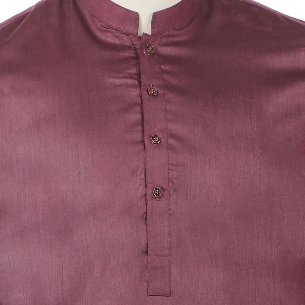 Men's Kurta Shalwar Suit - Dark Maroon, Men's Shalwar Kameez, Chase Value, Chase Value