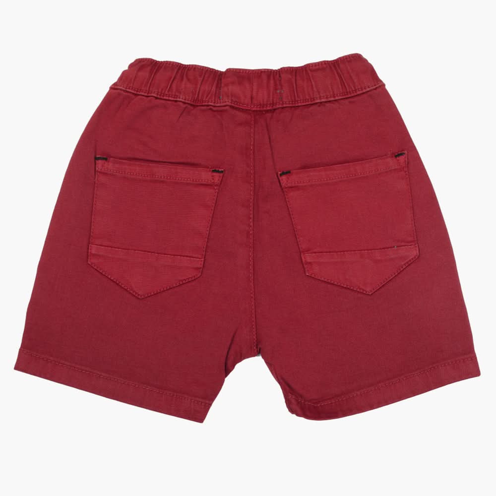 Boys Cotton Shorts - Maroon, Boys Shorts, Chase Value, Chase Value