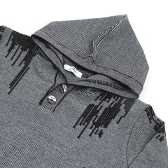 Eminent Boys Full Sleeve Sweater - Grey & Black