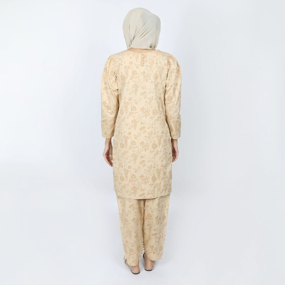 Eminent Women's Stitched 02pcs Suit - Beige, Women Shalwar Suits, Eminent, Chase Value