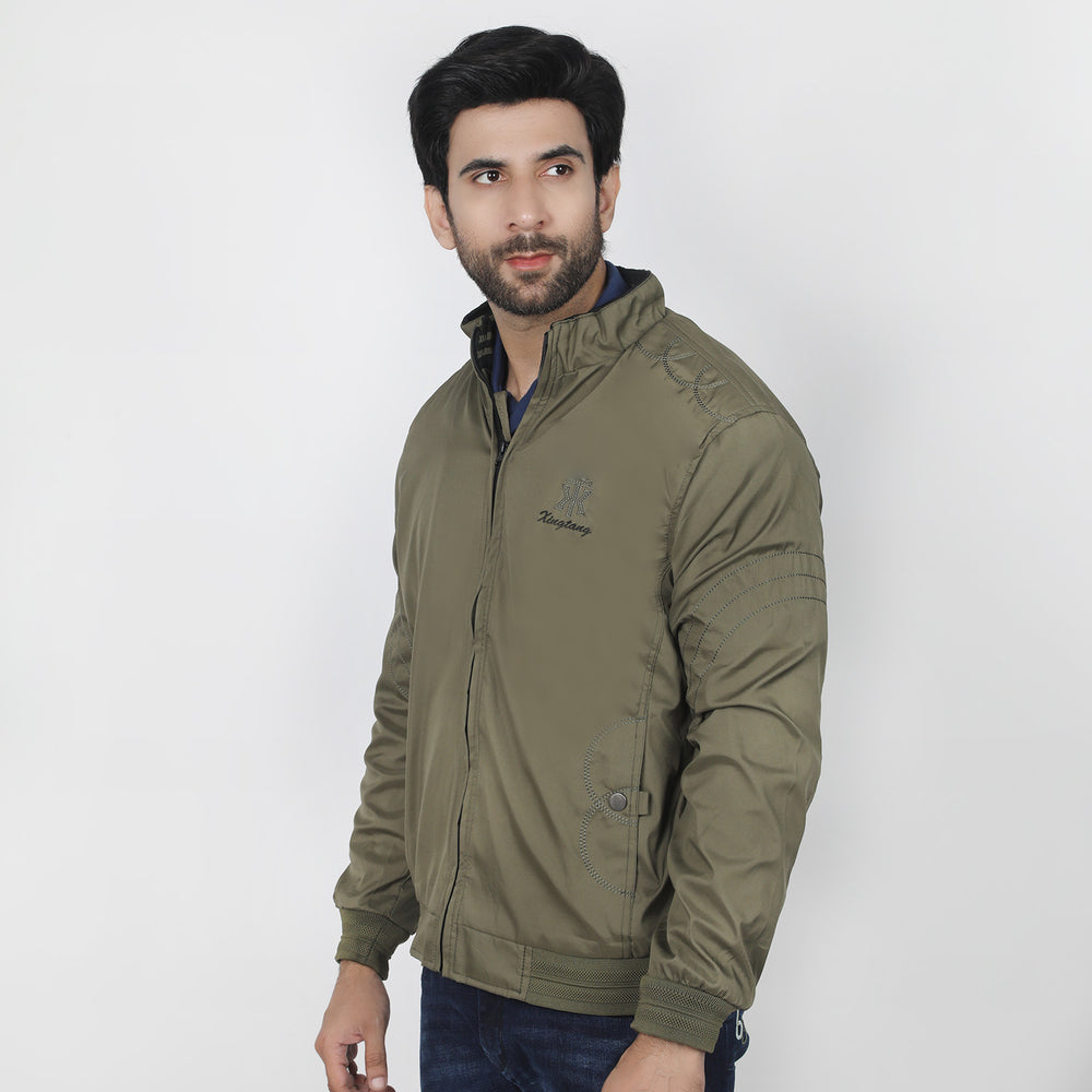 Men's Full Sleeves Jacket - Green, Men's Jackets & Hoodies, Chase Value, Chase Value