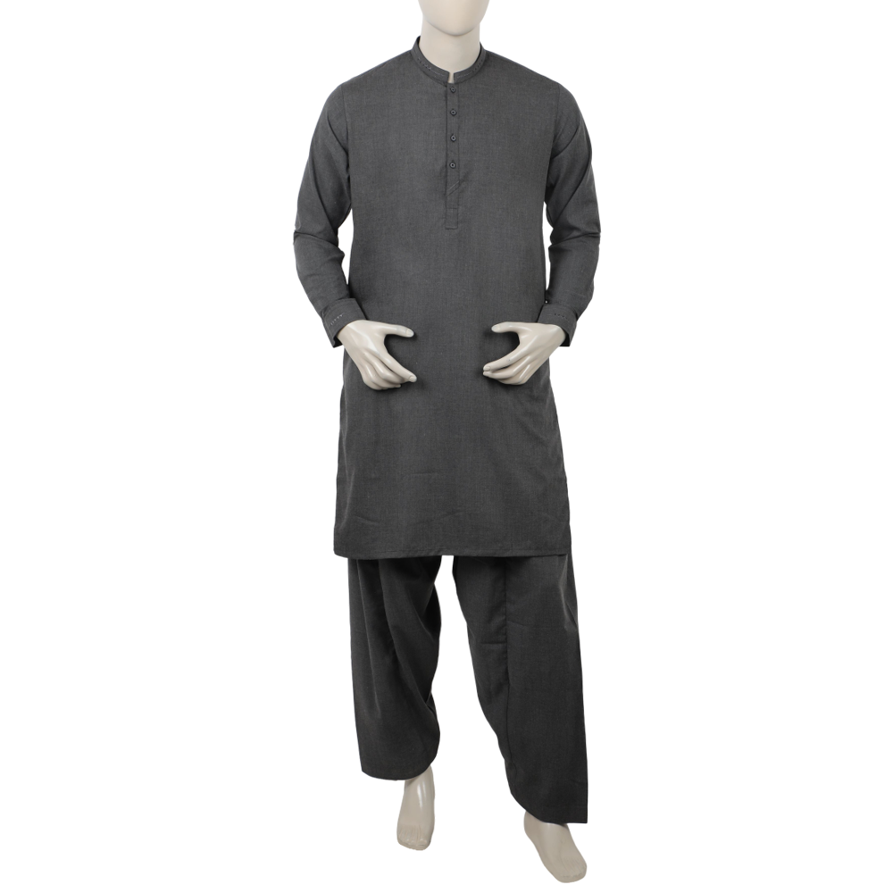 Men's Fancy Shalwar Suit - Black, Men's Shalwar Kameez, Chase Value, Chase Value