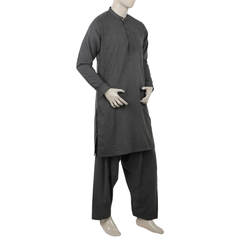 Men's Fancy Shalwar Suit - Black