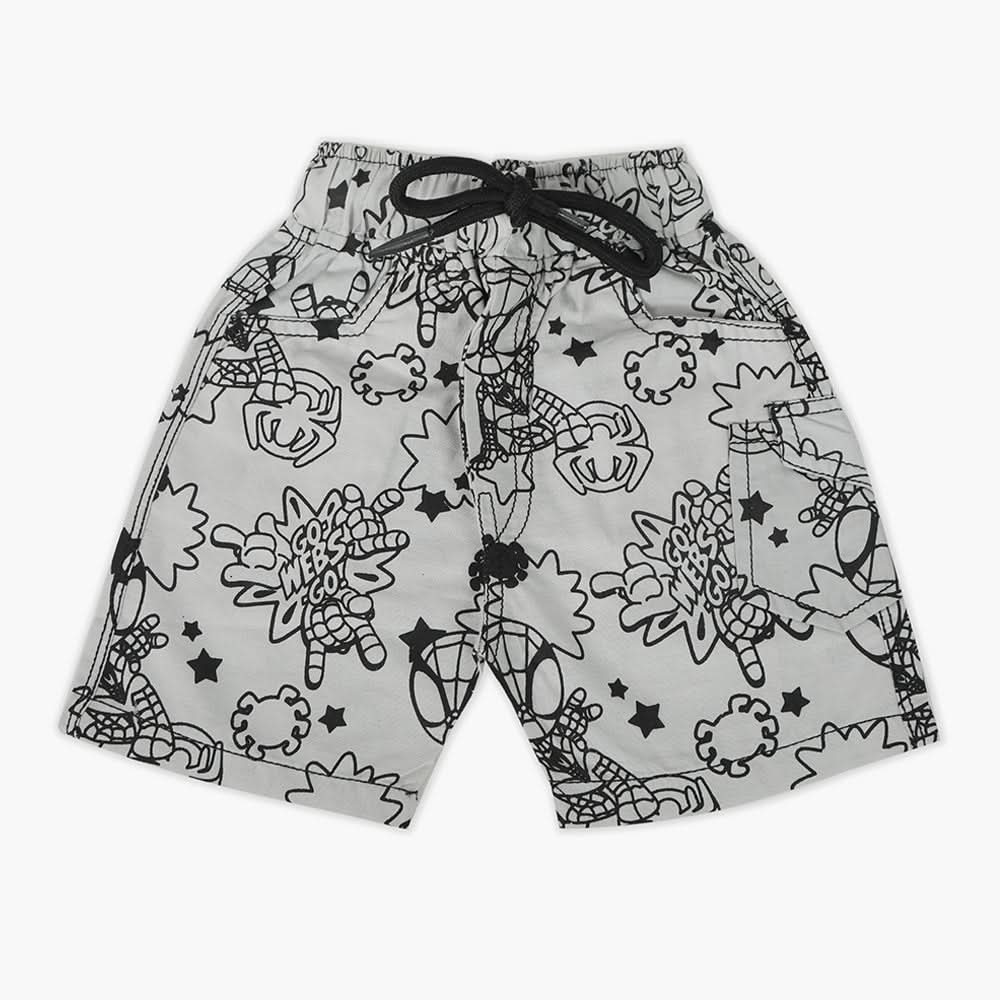 Newborn Boys Short - Light Grey, Newborn Boys Shorts & Pants, Chase Value, Chase Value