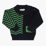 Eminent Newborn Boys Sweater - Navy & Green, Newborn Boys Winterwear, Eminent, Chase Value