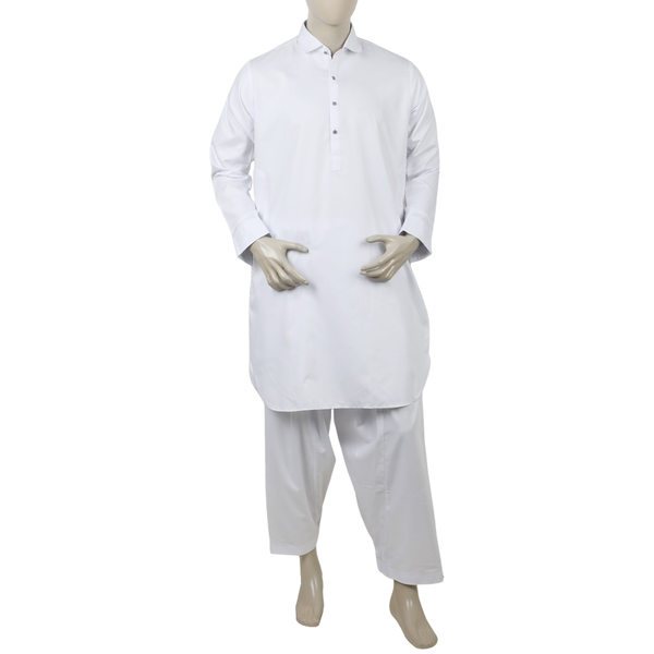 Eminent Men's Kameez Shalwar Suit - White