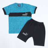 Boys Half Sleeves Suit - Blue, Boys Sets & Suits, Chase Value, Chase Value