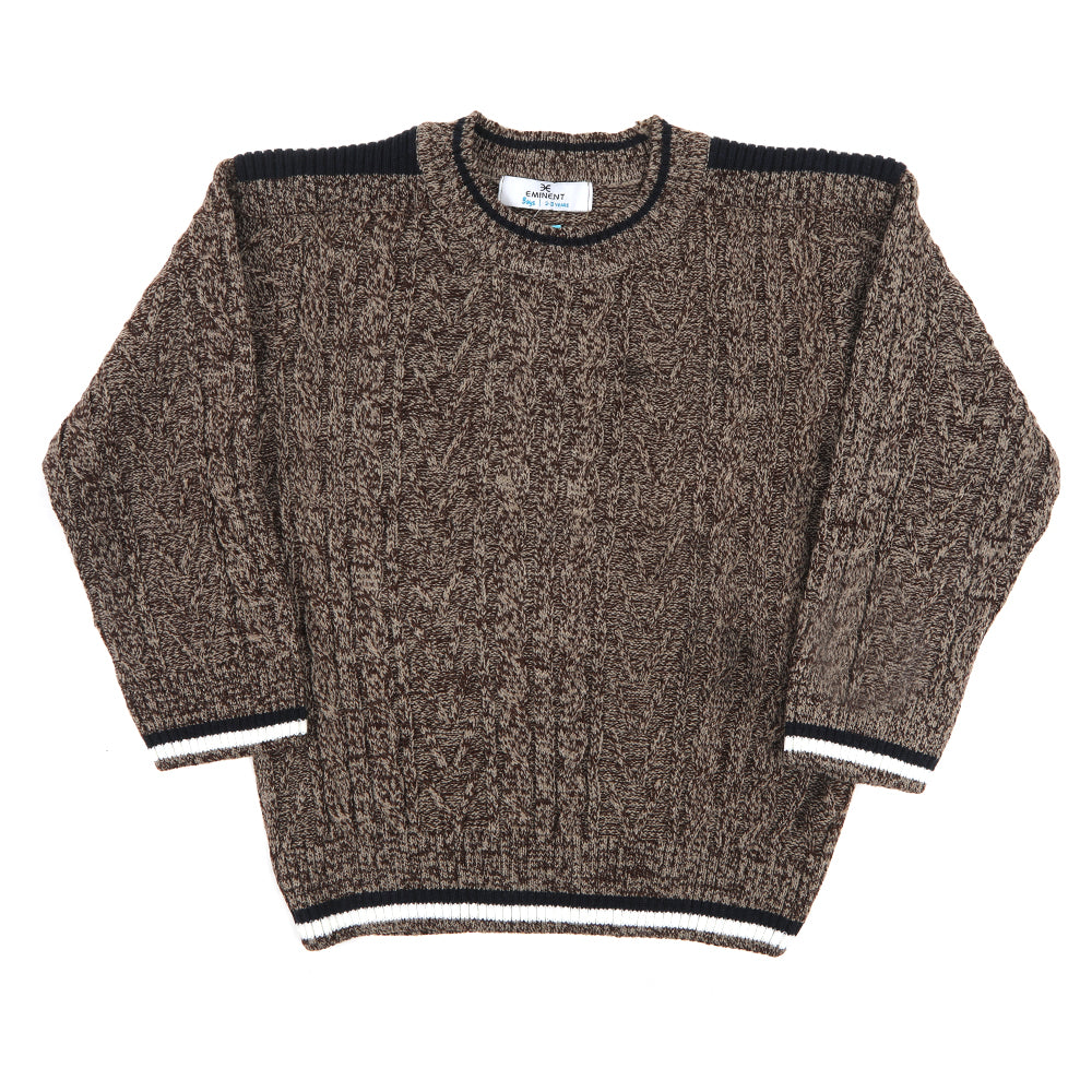 Eminent Boys Full Sleeve Sweater - Brown, Boys Sweaters, Eminent, Chase Value