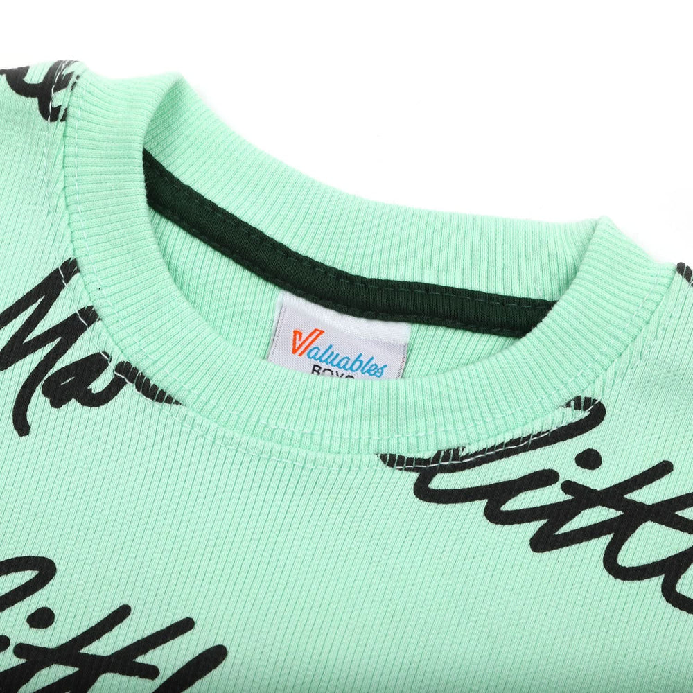Boys Full Sleeves SweatShirt - Light Green, Boys Hoodies & Sweat Shirts, Chase Value, Chase Value