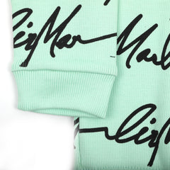 Boys Full Sleeves SweatShirt - Light Green