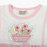 Newborn Girls Half Sleeves Suit - Pink, Newborn Girls Sets & Suits, Chase Value, Chase Value