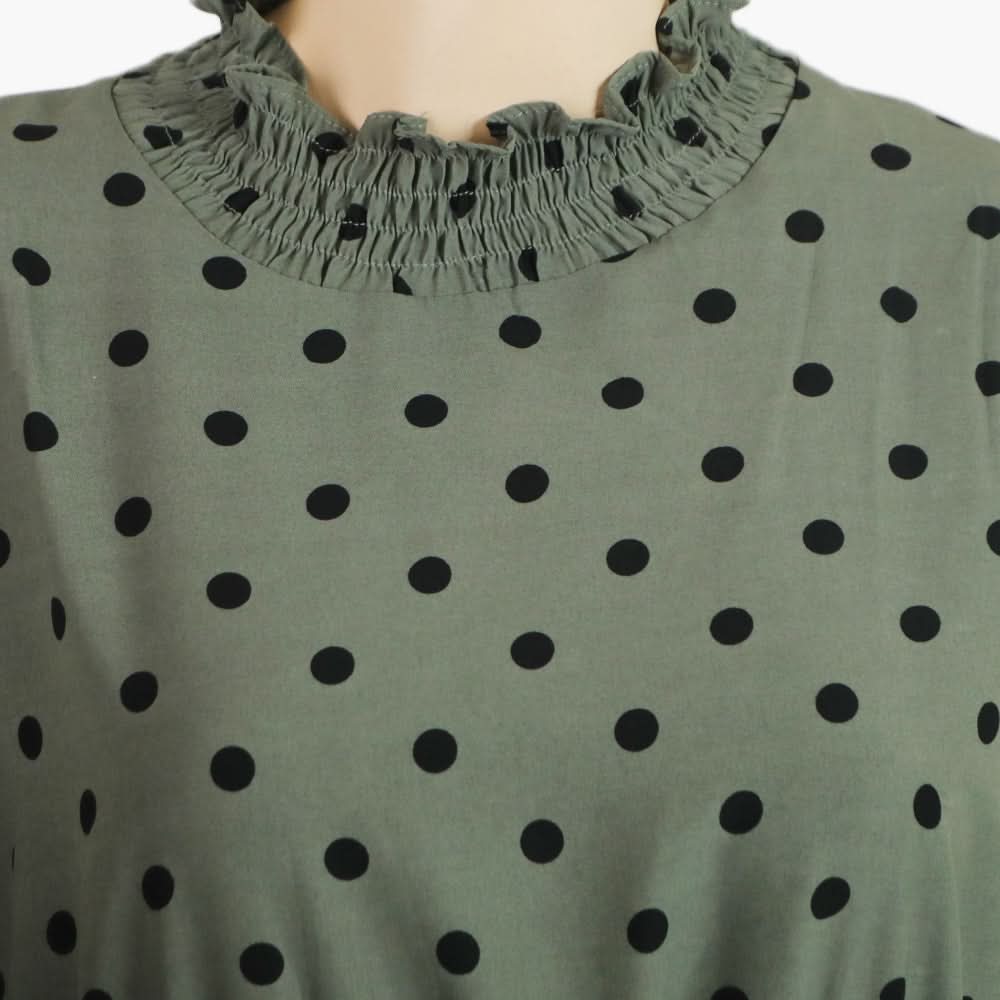 Women's Western Long Maxi - Dark Green, Women T-Shirts & Tops, Chase Value, Chase Value