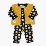 Eminent Newborn 3Pcs Girls Sweater Suit - Mustard, Newborn Girls Winterwear, Eminent, Chase Value