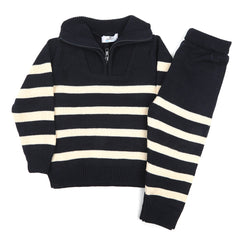 Eminent Boys Full Sleeves Sweater Suit - Navy Blue