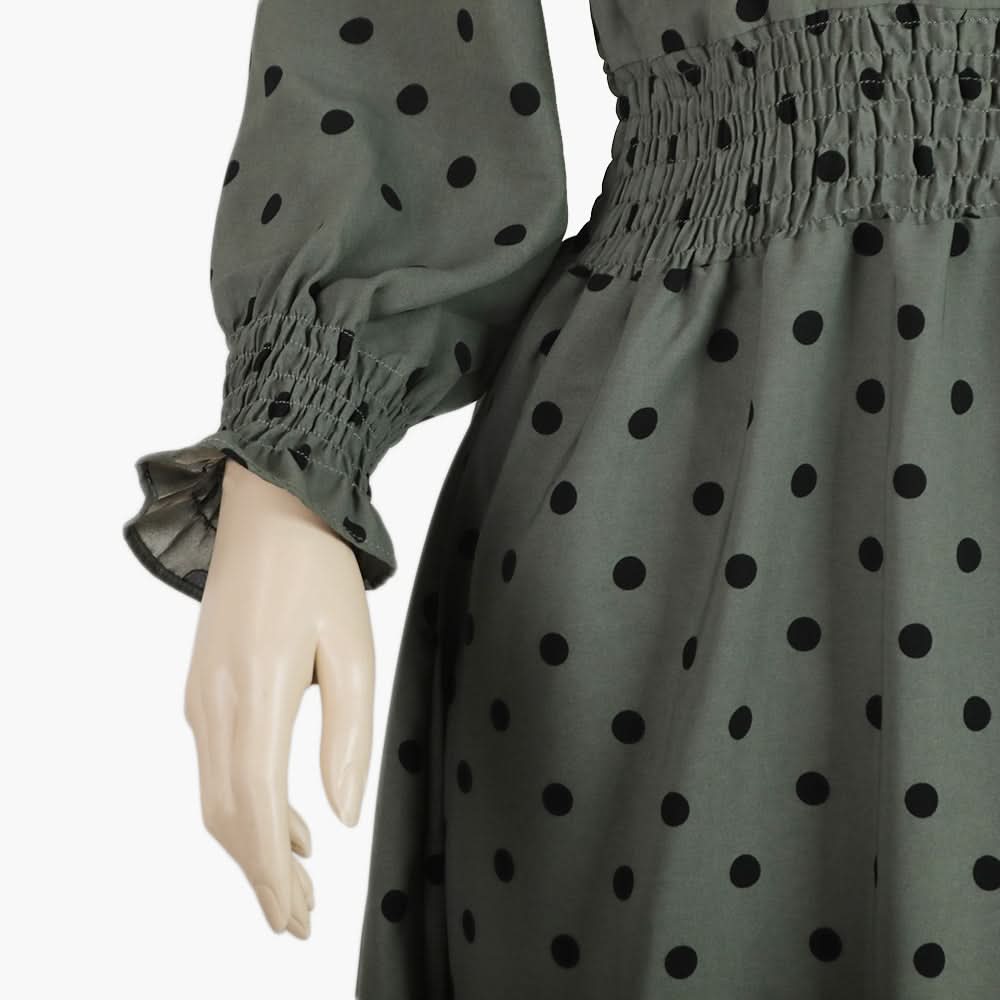 Women's Western Long Maxi - Dark Green, Women T-Shirts & Tops, Chase Value, Chase Value