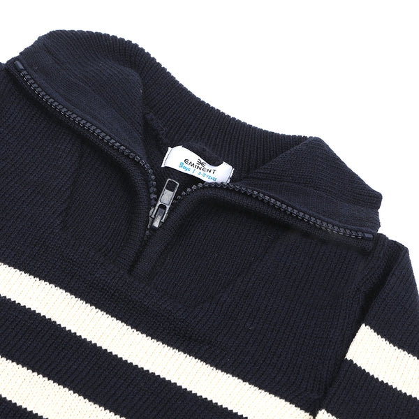 Eminent Boys Full Sleeves Sweater Suit - Navy Blue