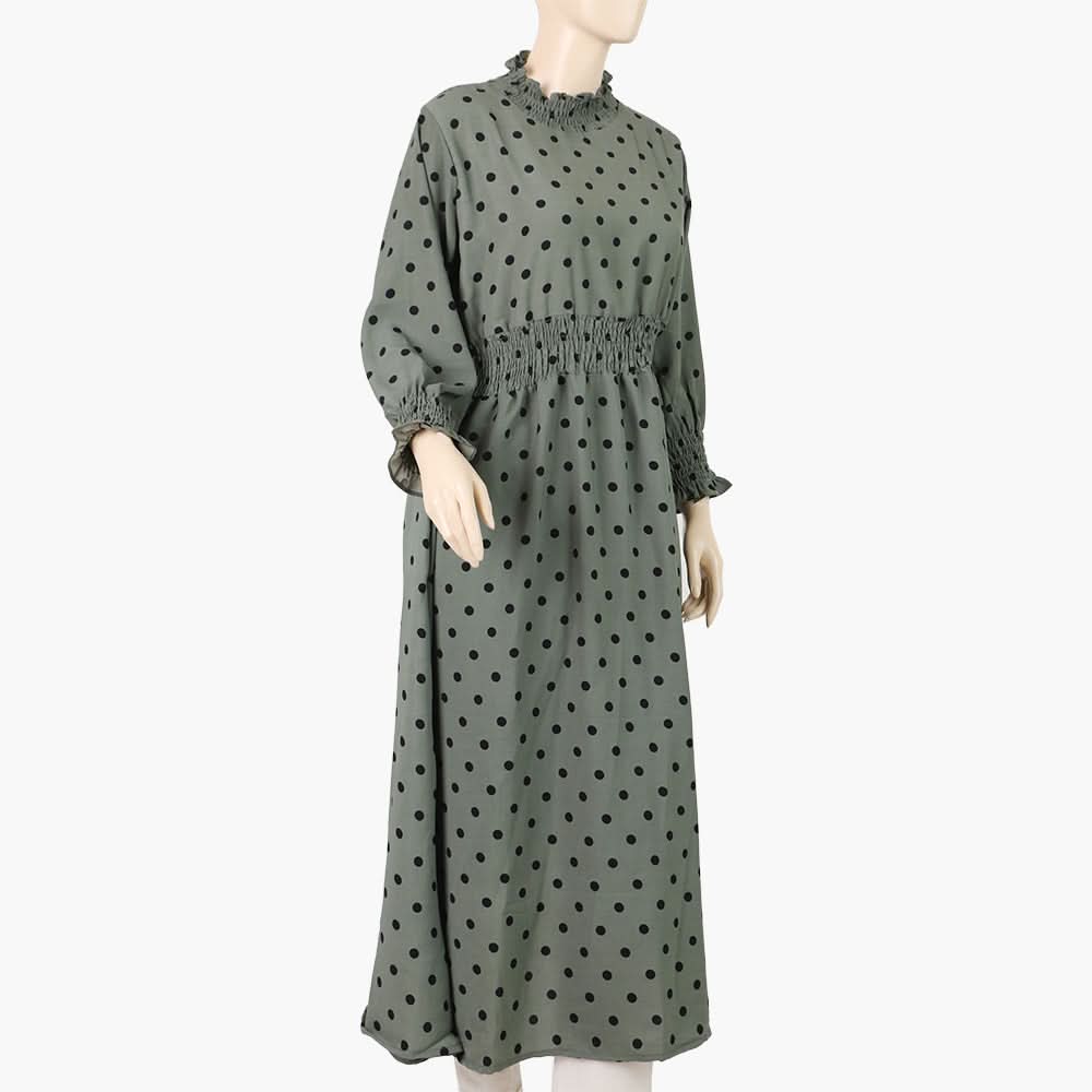 Women's Western Long Maxi - Dark Green, Women T-Shirts & Tops, Chase Value, Chase Value