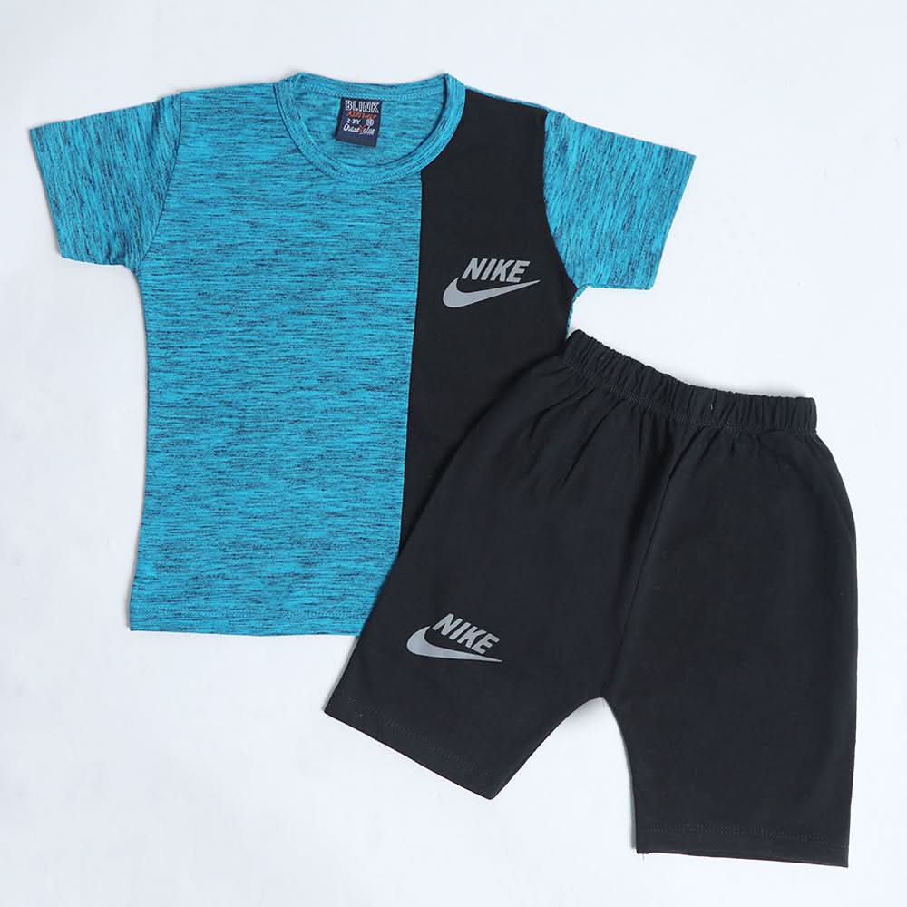 Boys Half Sleeves Suit - Blue, Boys Sets & Suits, Chase Value, Chase Value