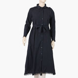 Women's Western Long Top With Open Front - Black, Women T-Shirts & Tops, Chase Value, Chase Value