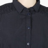 Women's Western Long Top With Open Front - Black, Women T-Shirts & Tops, Chase Value, Chase Value