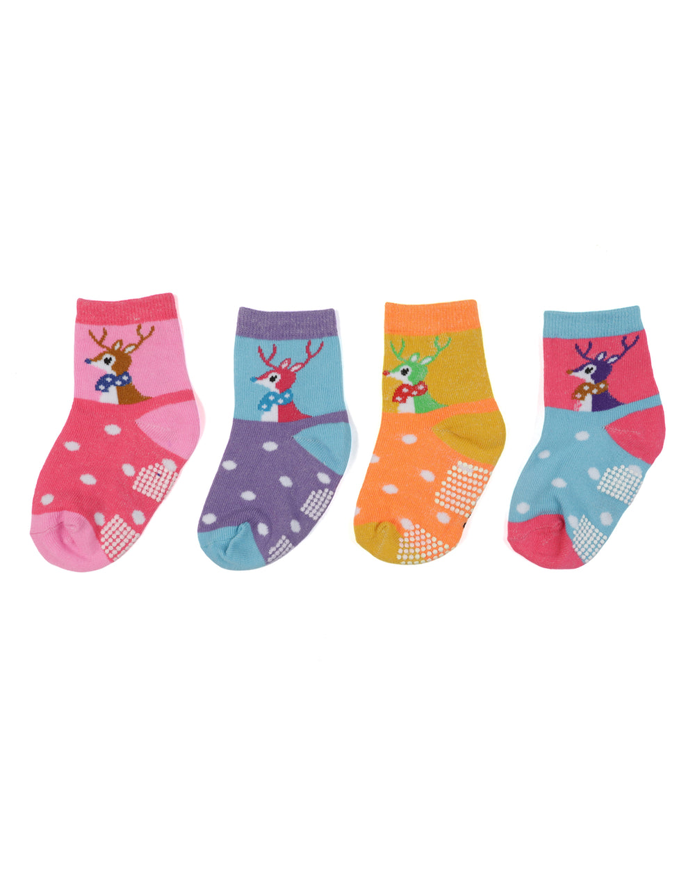 Girls Silicon 4Pcs Socks, Girls Socks, Chase Value, Chase Value