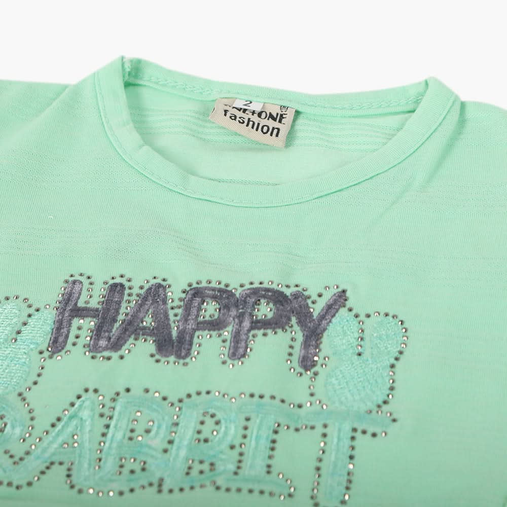 Newborn Girls Half Sleeves Suit - Sea Green, Newborn Girls Sets & Suits, Chase Value, Chase Value