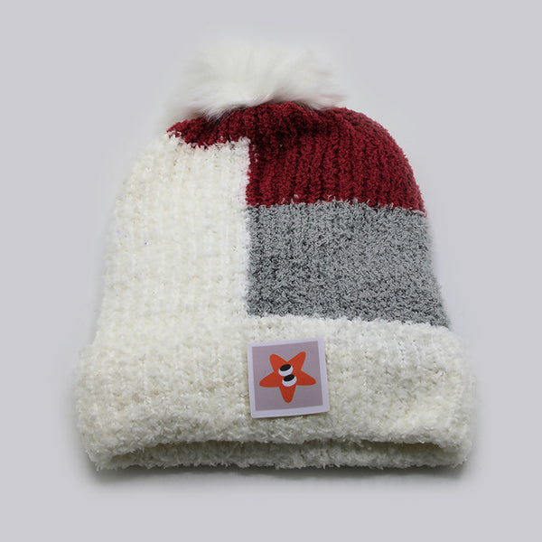 Kids Woollen Cap - White