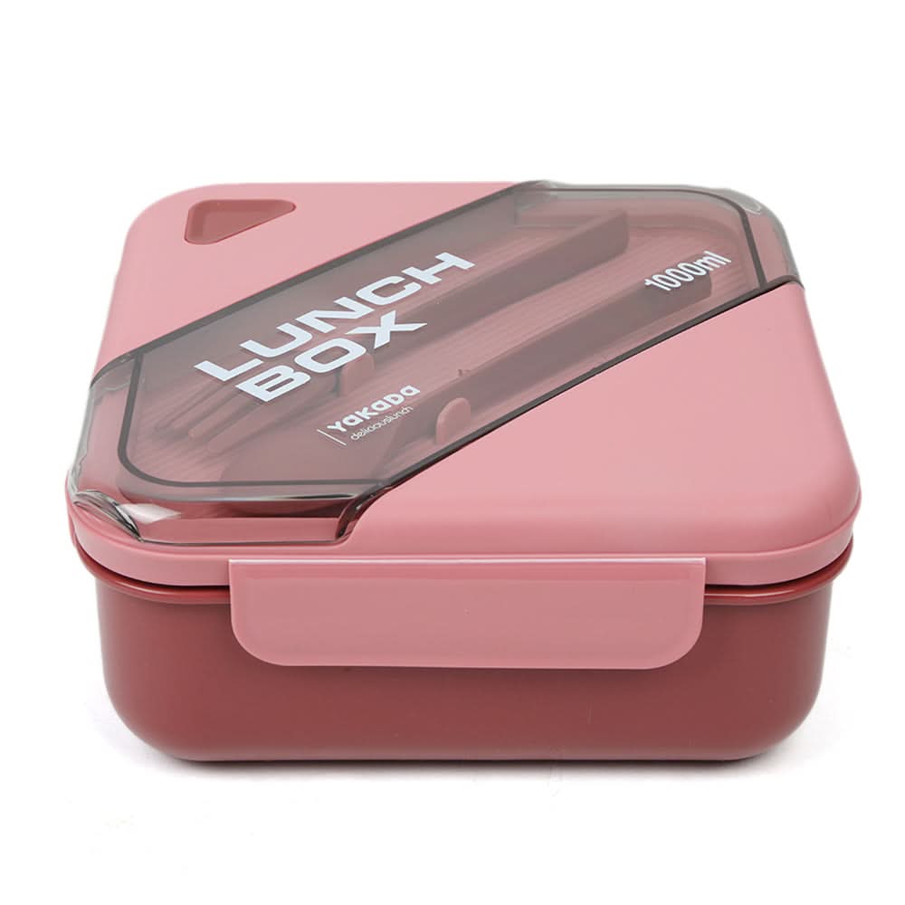 Lunch Box - Dark Pink, Tiffin Boxes & Bottles, Chase Value, Chase Value