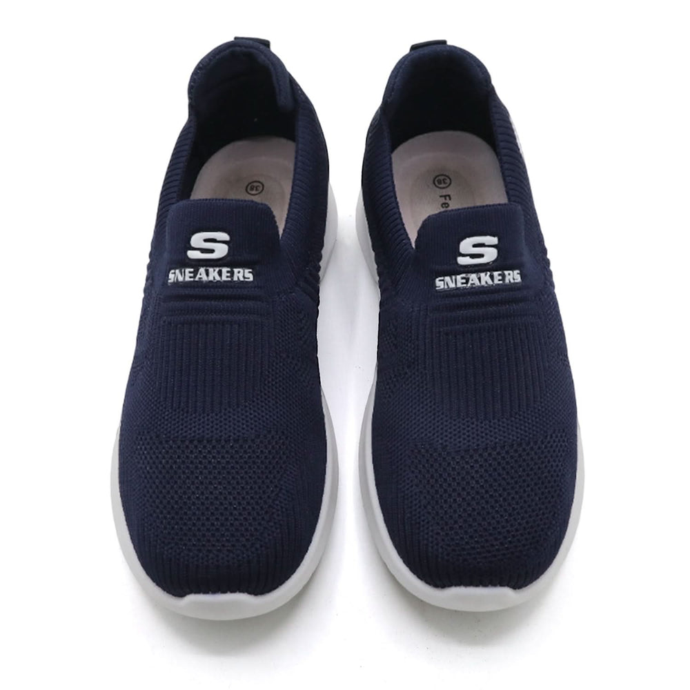 Slip On Skechers L-603 - Navy Blue, Women Casual & Sports Shoes, Chase Value, Chase Value