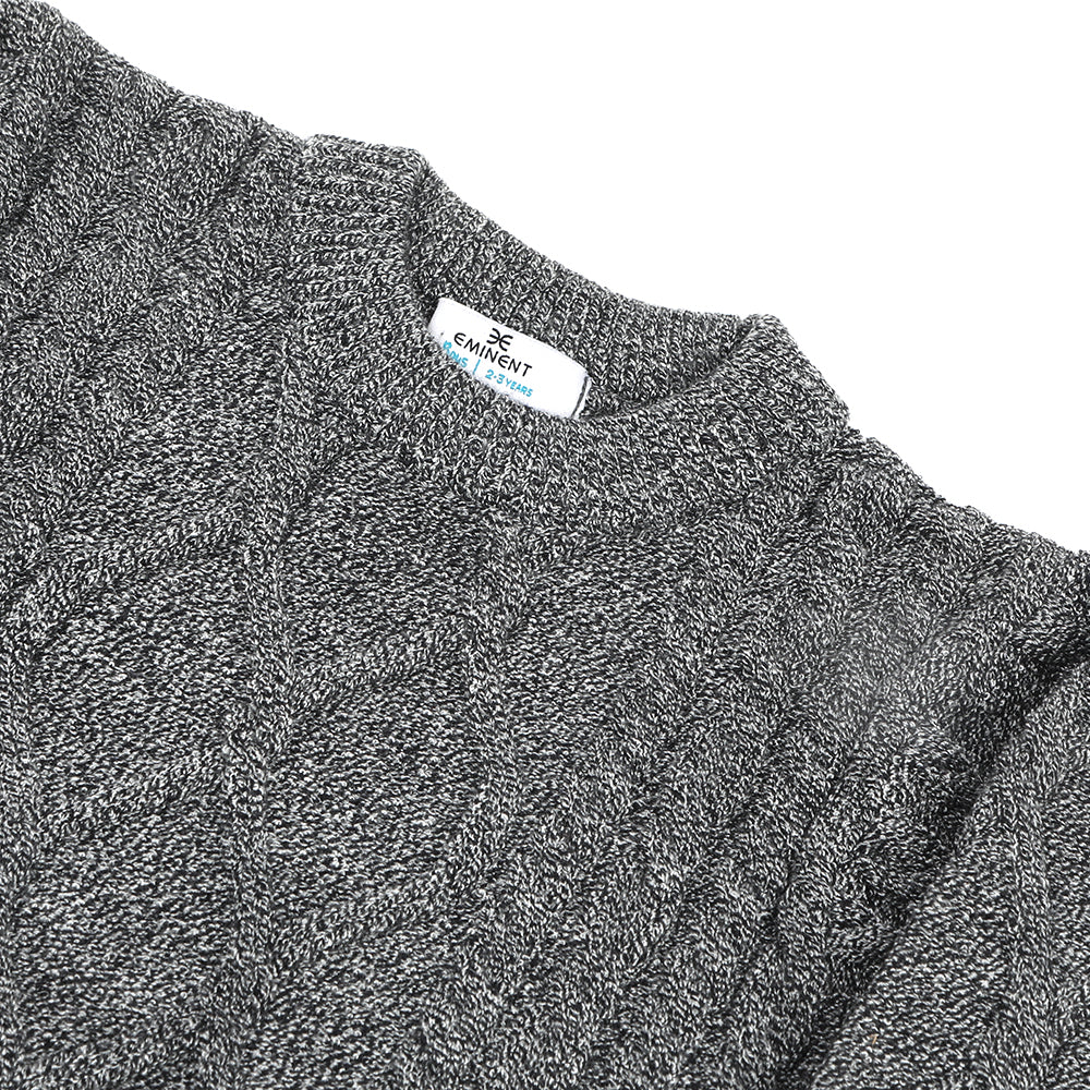 Eminent Boys Full Sleeve Sweater - Charcoal, Boys Sweaters, Eminent, Chase Value