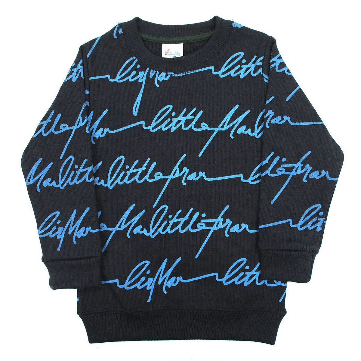 Boys Full Sleeves Sweat Shirt - Black, Boys Hoodies & Sweat Shirts, Chase Value, Chase Value