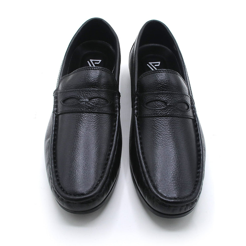 Valuable Casual Loafer Shoes D-1023/M321 - Black, Men's Casual Shoes, Chase Value, Chase Value