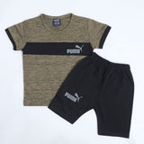 Boys Half Sleeves Suit - Brown, Boys Sets & Suits, Chase Value, Chase Value