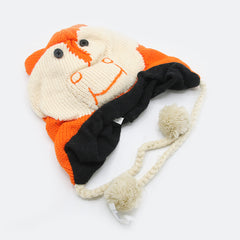 Kids Woollen Cap - Orange