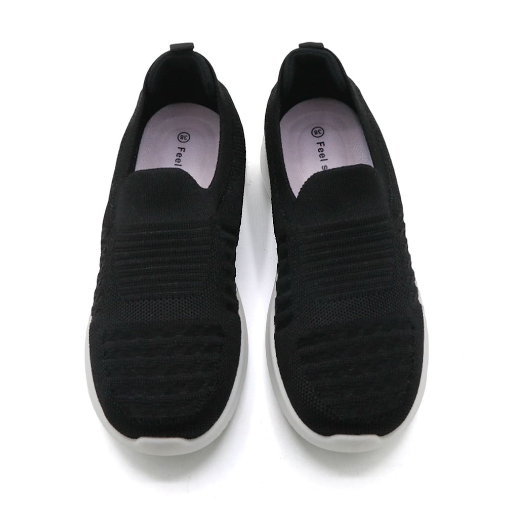Women's Slip-on Runner Skechers - Black, Women Casual & Sports Shoes, Chase Value, Chase Value