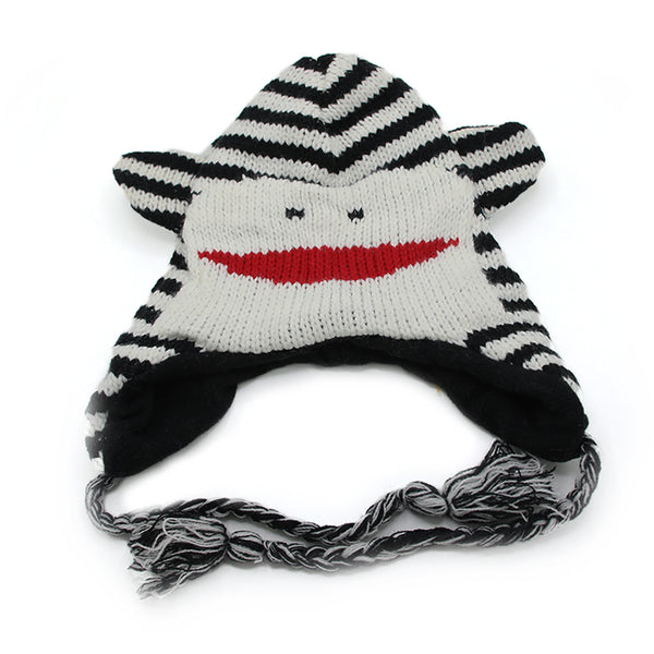 Kids Woollen Cap - Black